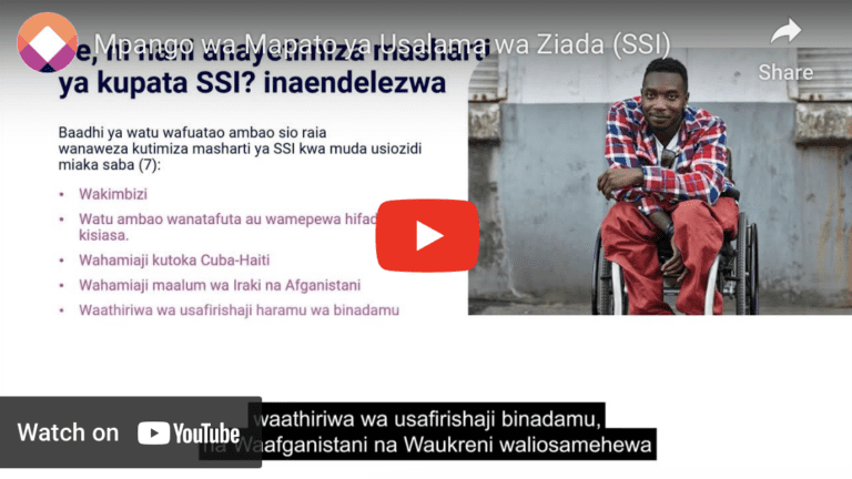 Applying for Supplemental Security Income (SSI)